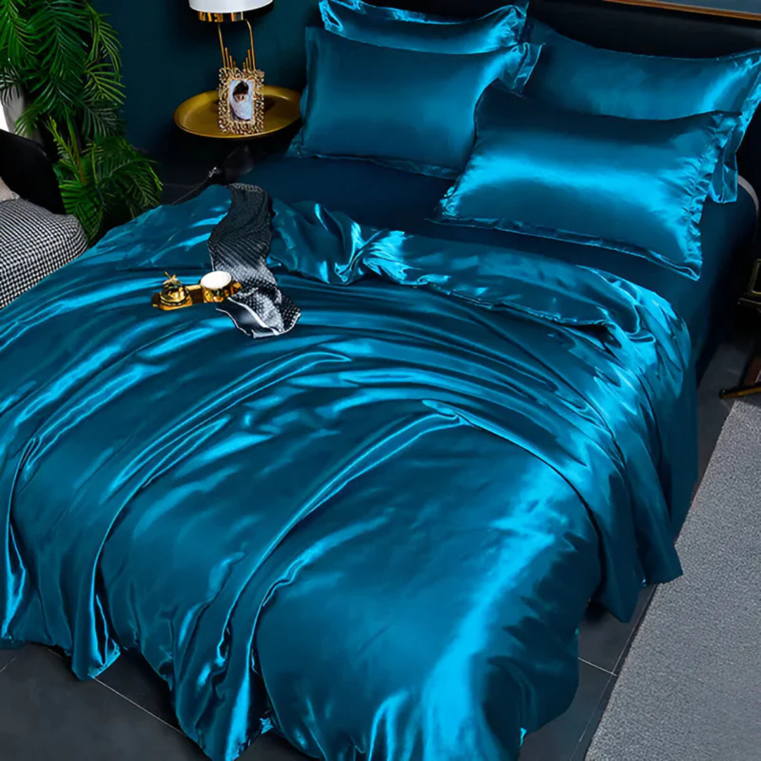Luxurious Silky Bed Linens | Breathable, Soft & Elegant Comfort for the Bedroom
