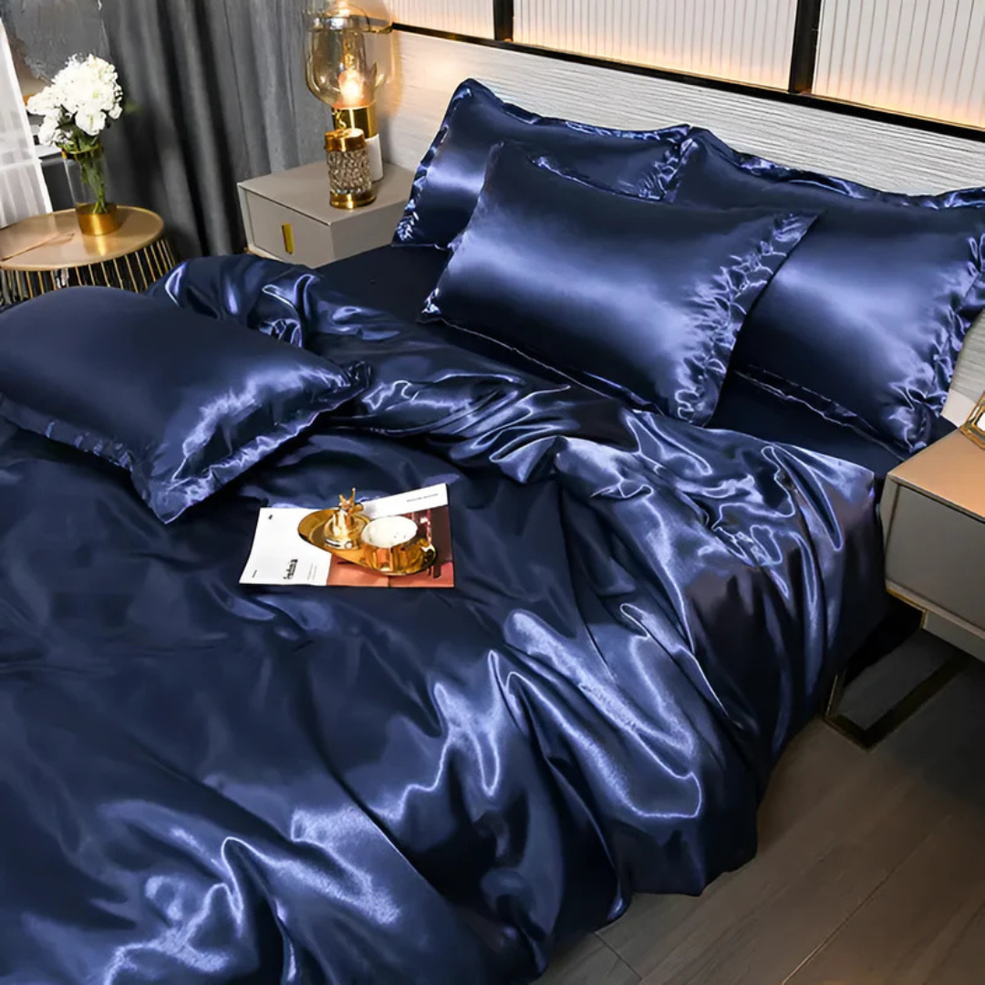 Luxurious Silky Bed Linens | Breathable, Soft & Elegant Comfort for the Bedroom