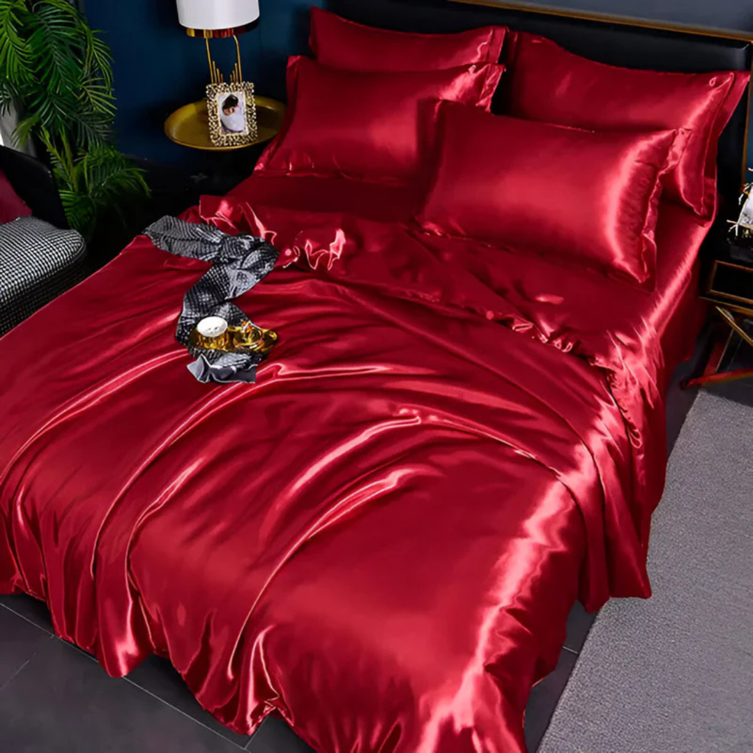 Luxurious Silky Bed Linens | Breathable, Soft & Elegant Comfort for the Bedroom