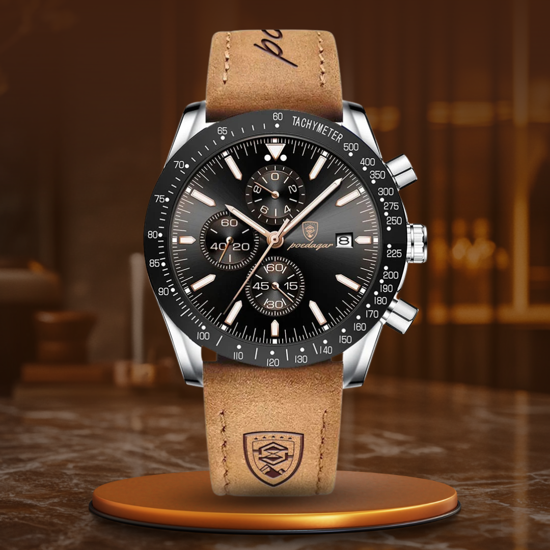 Luminous and Elegant Date Chronograph Watch