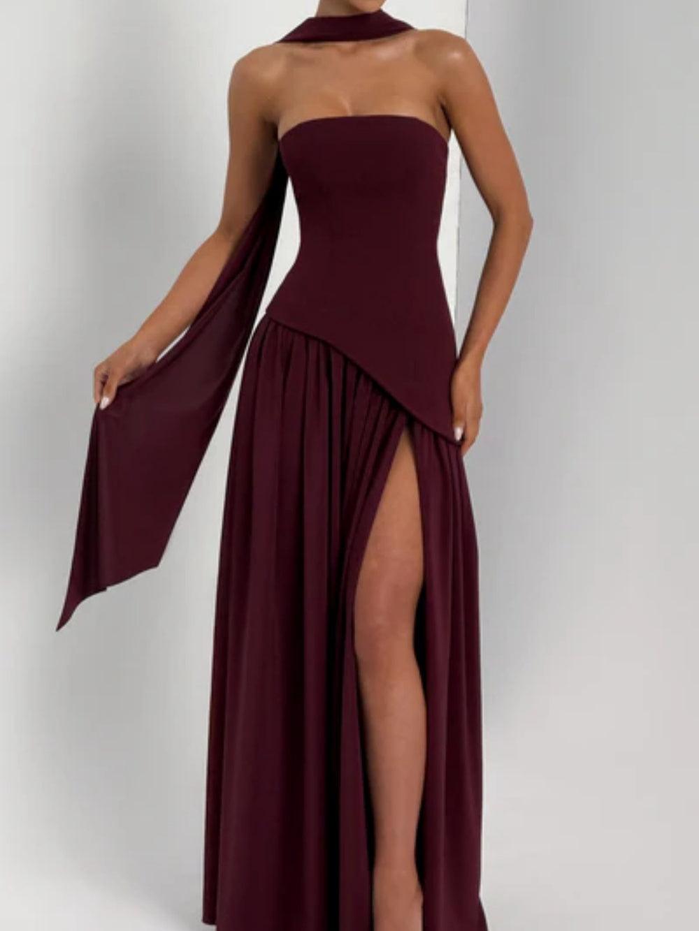 Elegant Maliyah Maxi Dress - Cherry Red for a Stylish Look