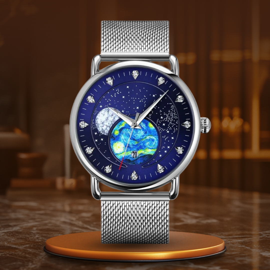 Elegant and Sophisticated Lunar Shine Mechanical Watch