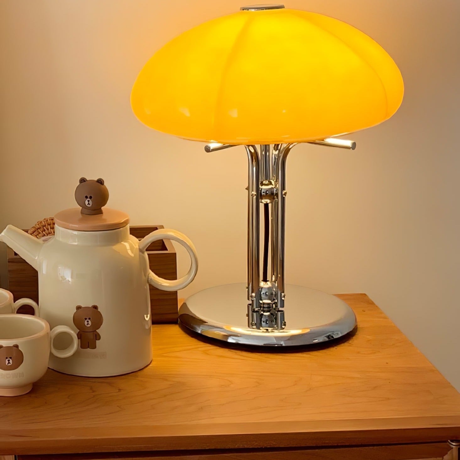 Modern Mushroom Bauhaus Table Lamp for Stylish Interior Design