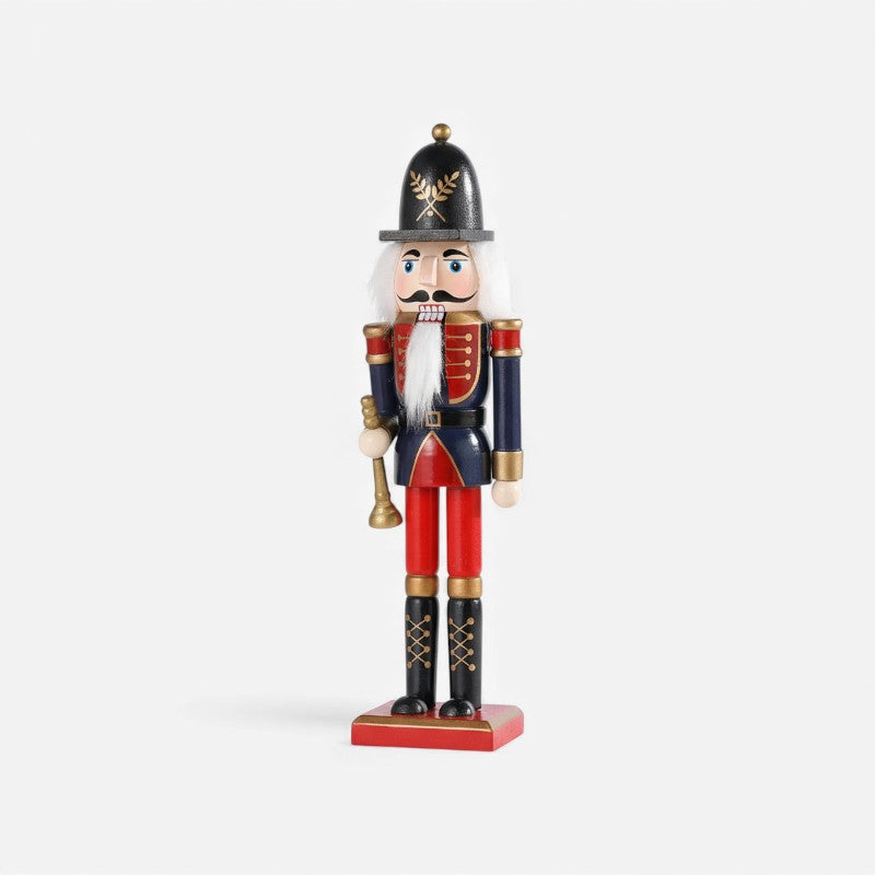 CheerSoldier - Charming Nutcracker Soldier Figure for Elegant Home Decor