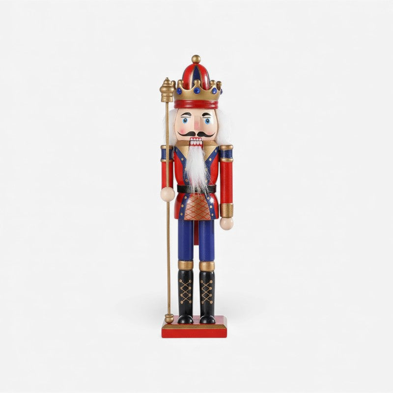 CheerSoldier - Charming Nutcracker Soldier Figure for Elegant Home Decor