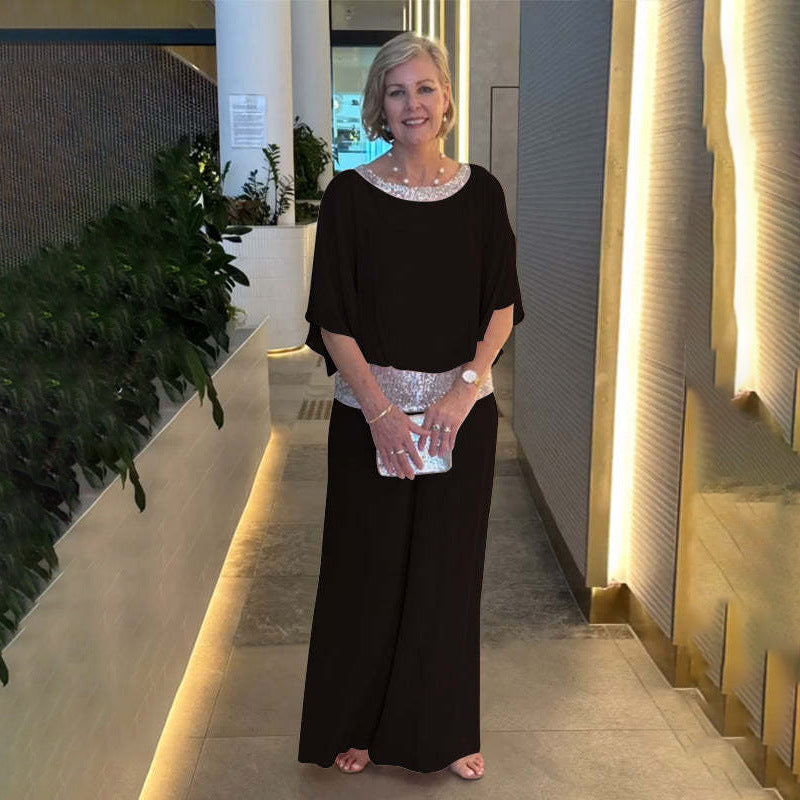 Chic Sequin Set with Elegant Shine