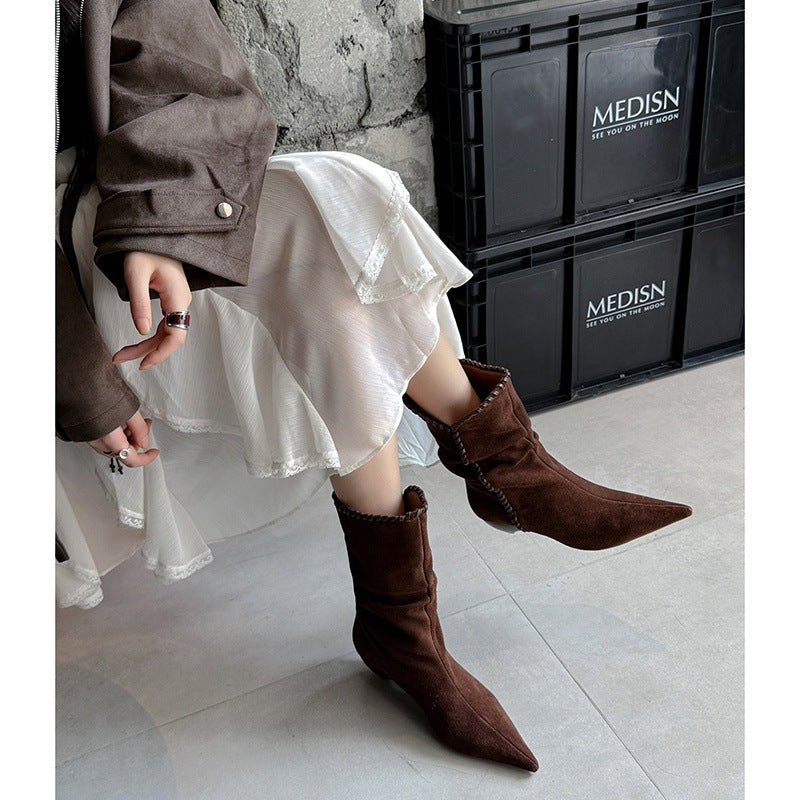 Casual and Elegant Pointed Boots