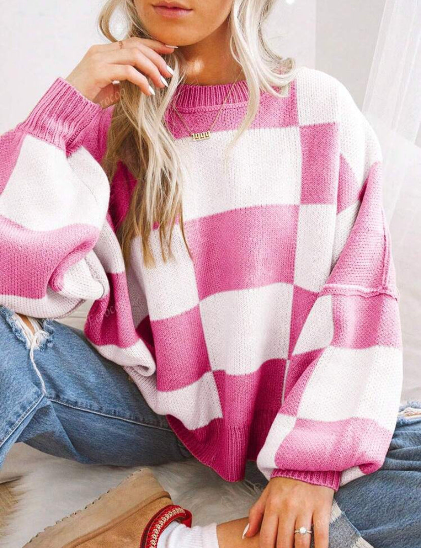 Cozy Casual Loose-Fit Long-Sleeve Sweater