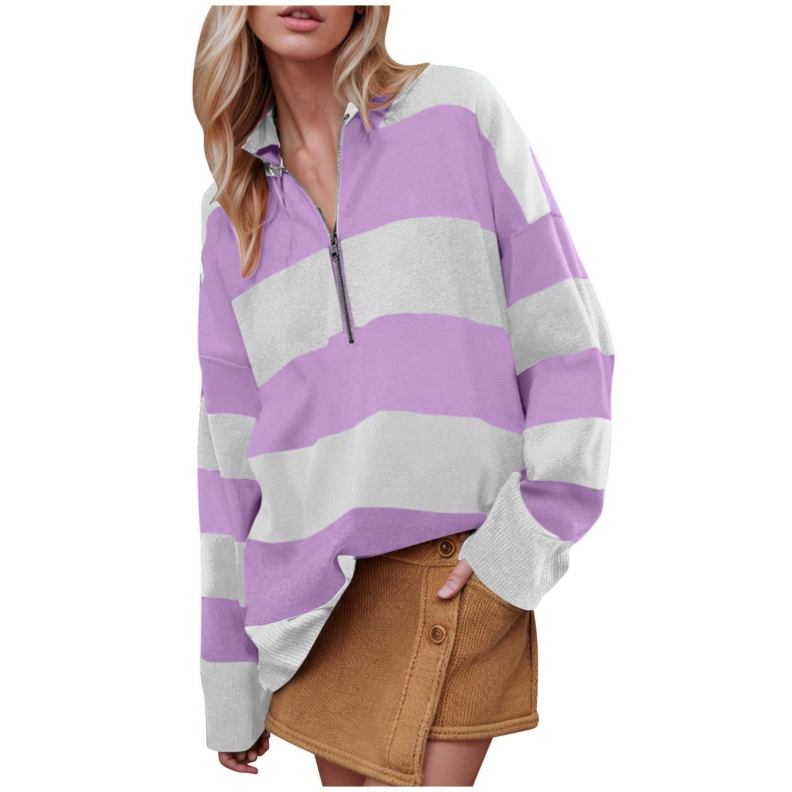 Cozy Long-Sleeve Half-Zip Pullover Sweater