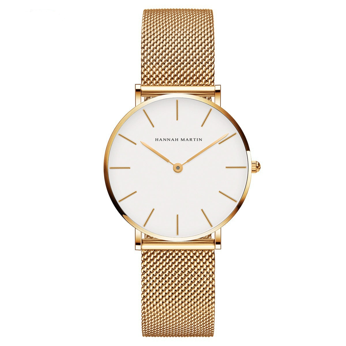 Women's watch with ultra-thin and elegant mesh strap