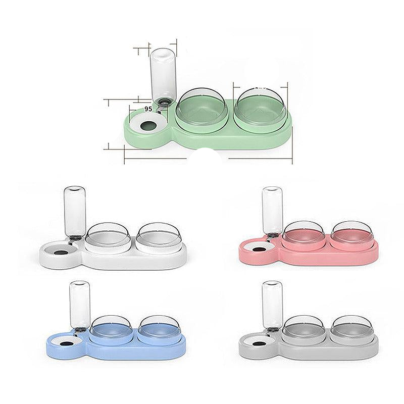 Innovative 3-in-1 Feeding Station with Convenient Dishwasher-Safe Bins for Ease