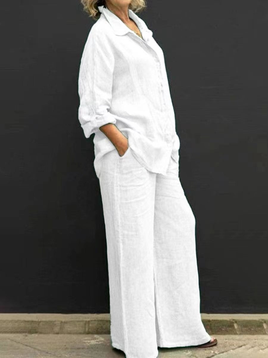 Loose Shirt and Pants for a Comfortable and Elegant Style