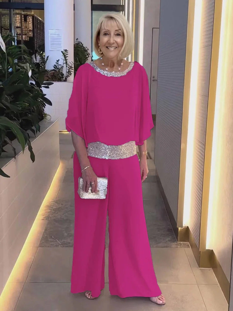 Chic Sequin Set with Elegant Shine