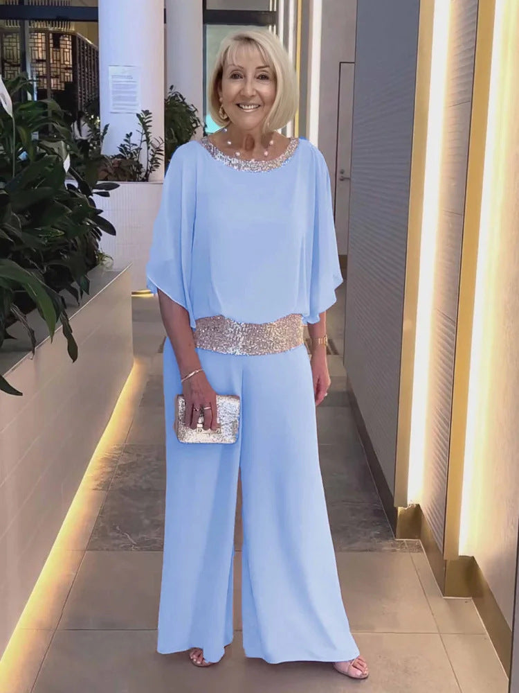 Chic Sequin Set with Elegant Shine