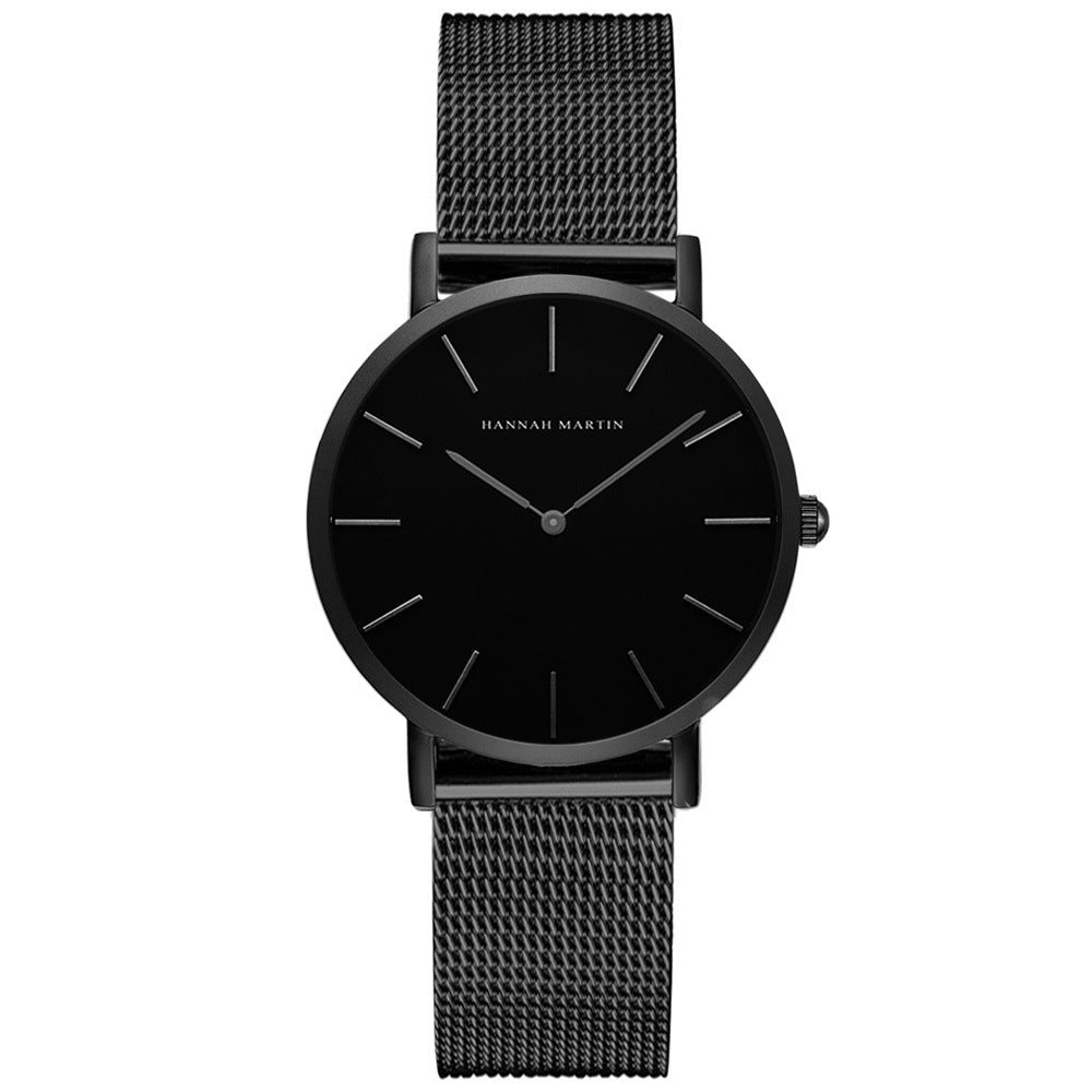 Women's watch with ultra-thin and elegant mesh strap
