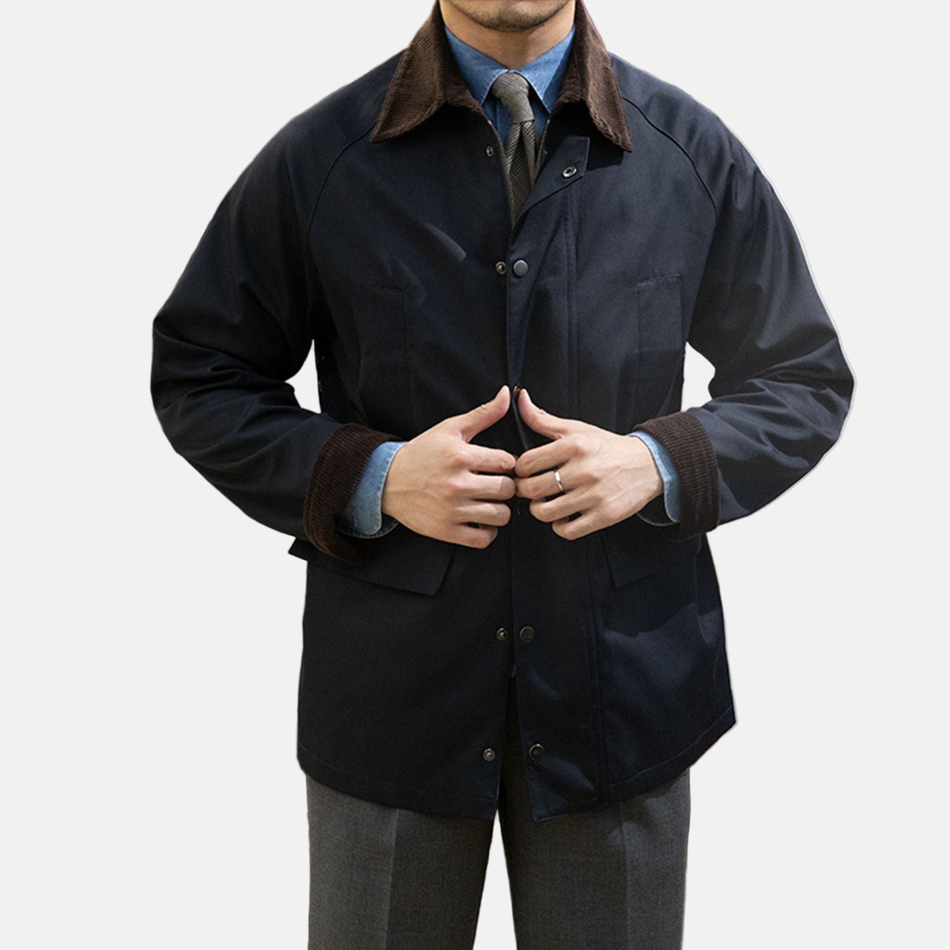 Noah Men's Cotton Jacket – Stylish and Comfortable for Every Occasion