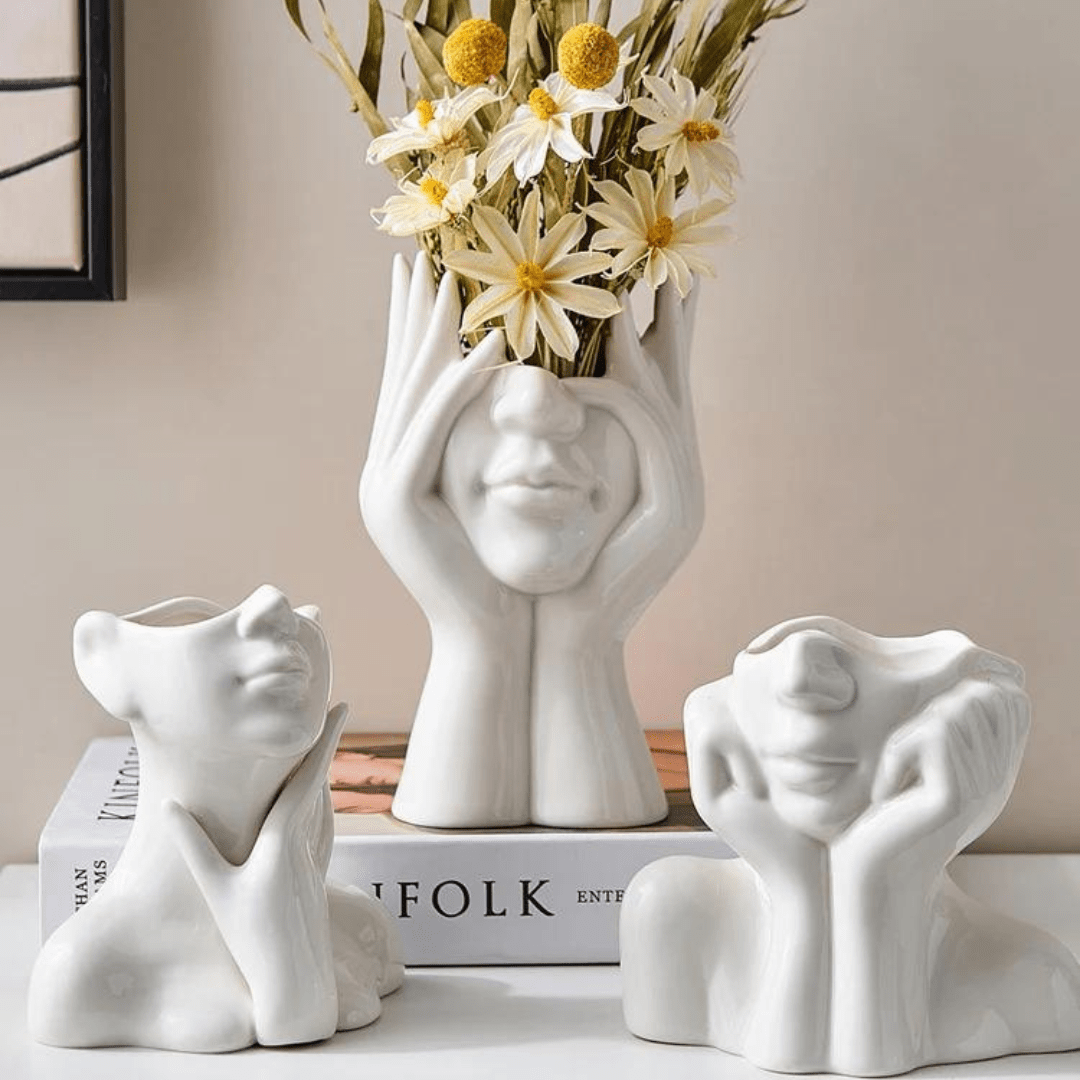 Unique and modern ceramic vases