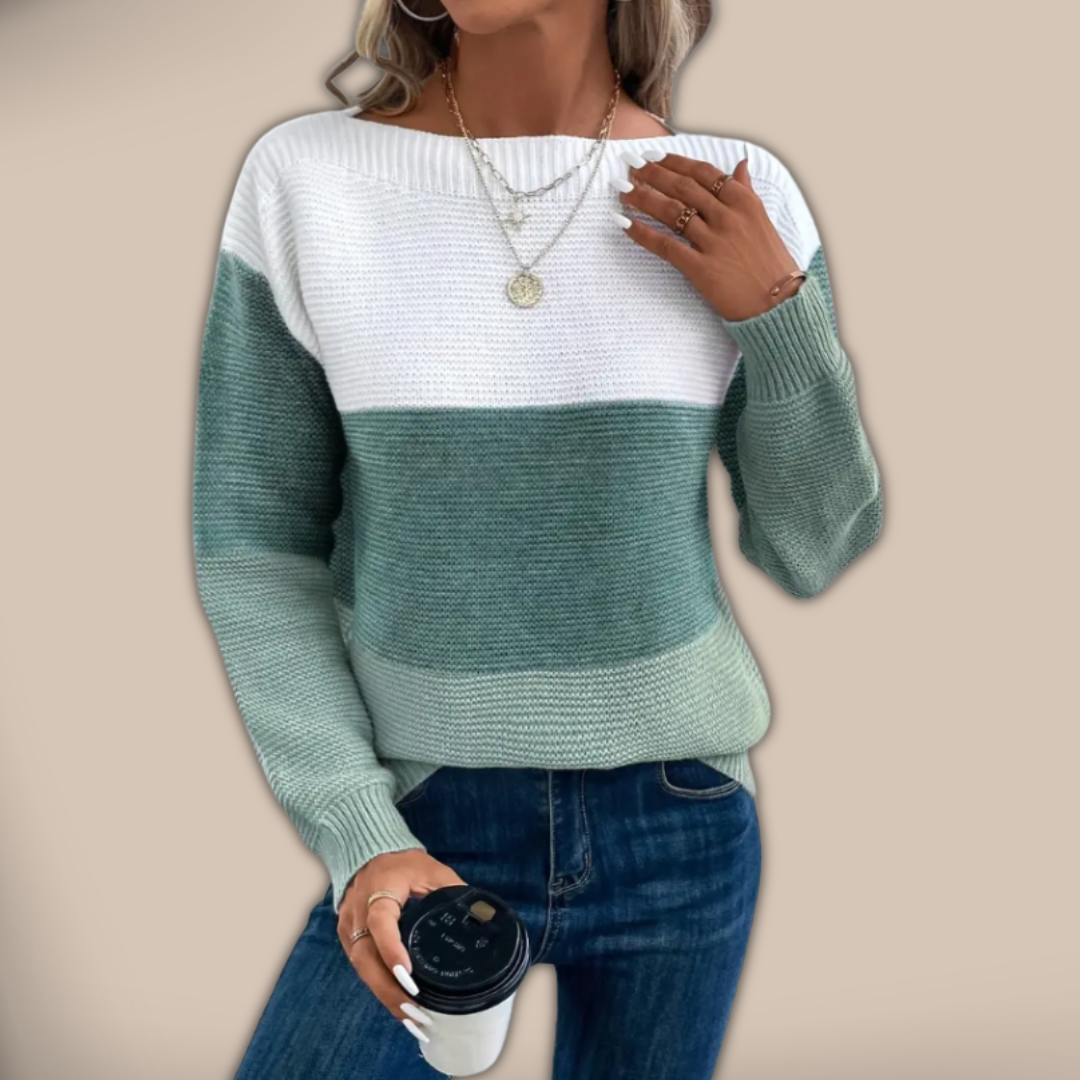 Calista - Elegant long-sleeve pullover for a sophisticated style