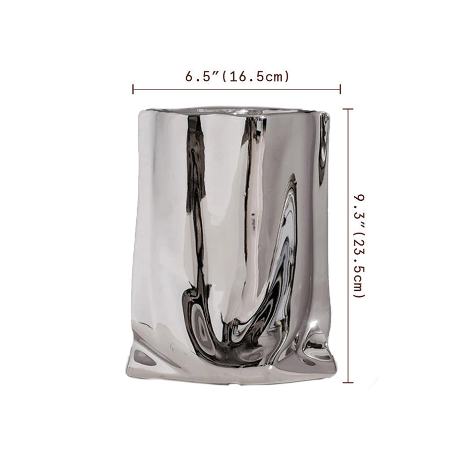 Elegant Pleated Flower Vase | Perfect Contemporary Decor for All Your Rooms