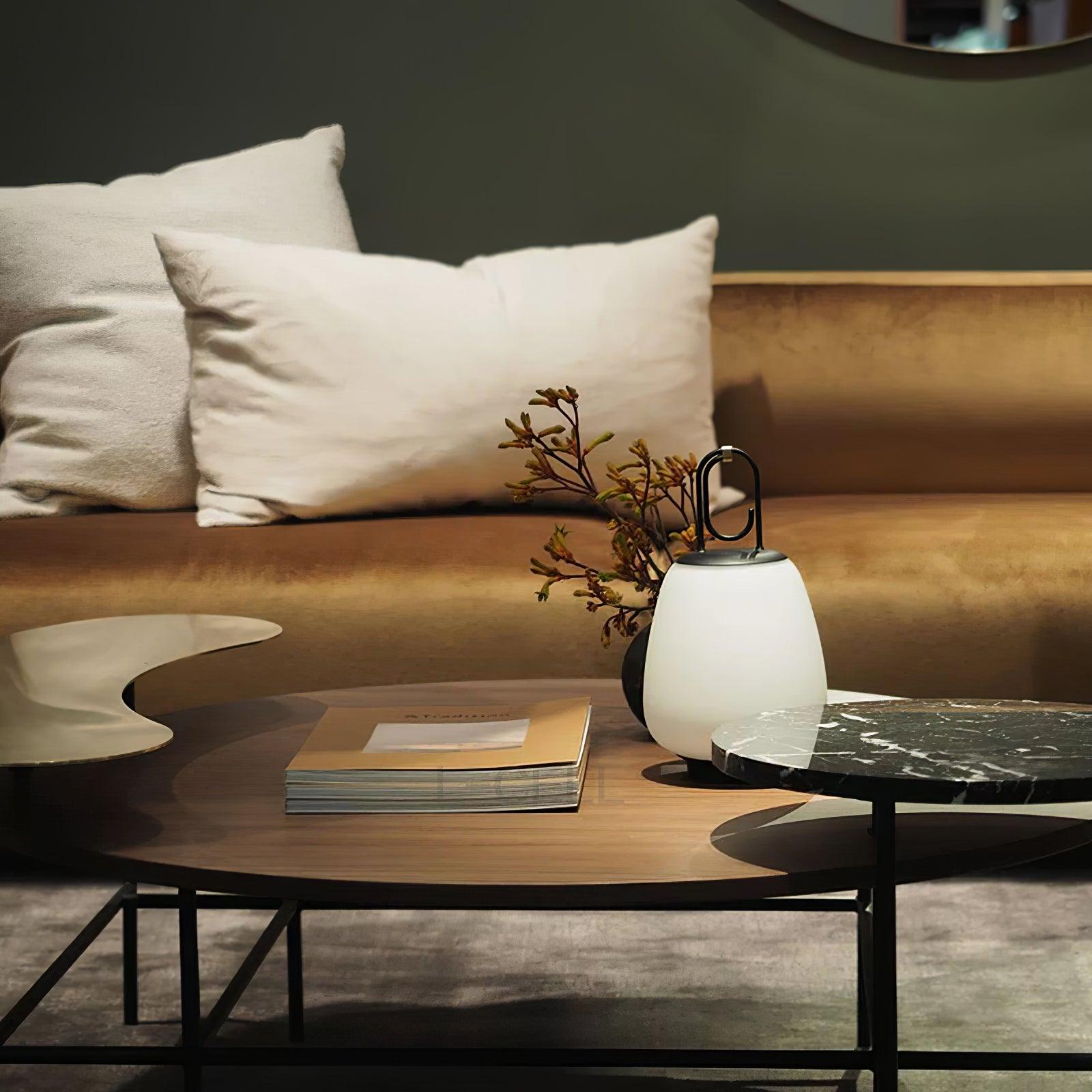 Portable LED Table Lamp with Built-in Battery for Versatile Lighting