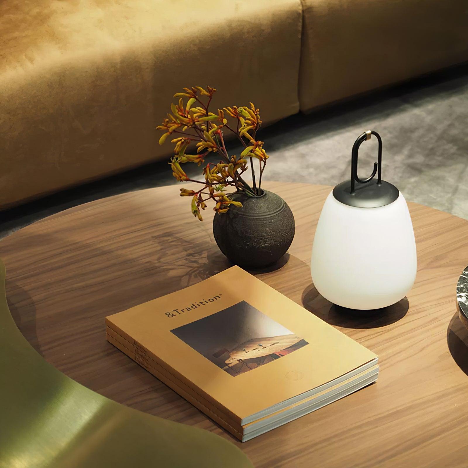 Portable LED Table Lamp with Built-in Battery for Versatile Lighting