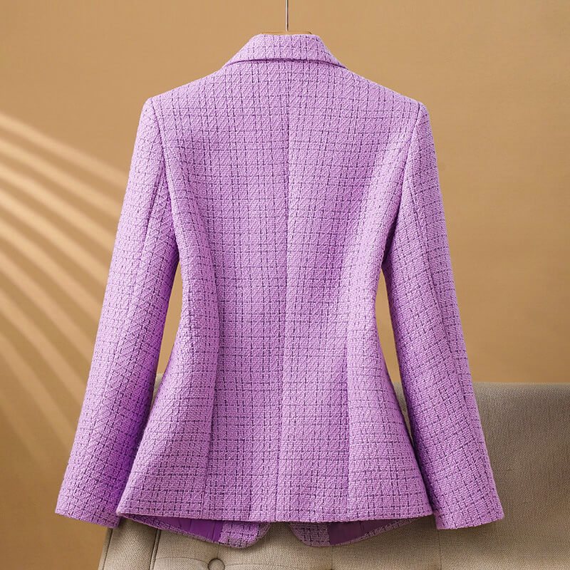 Olivia Bouclé Tweed Blazer Elegant and Chic