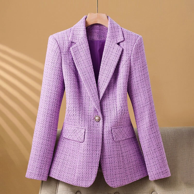 Olivia Bouclé Tweed Blazer Elegant and Chic