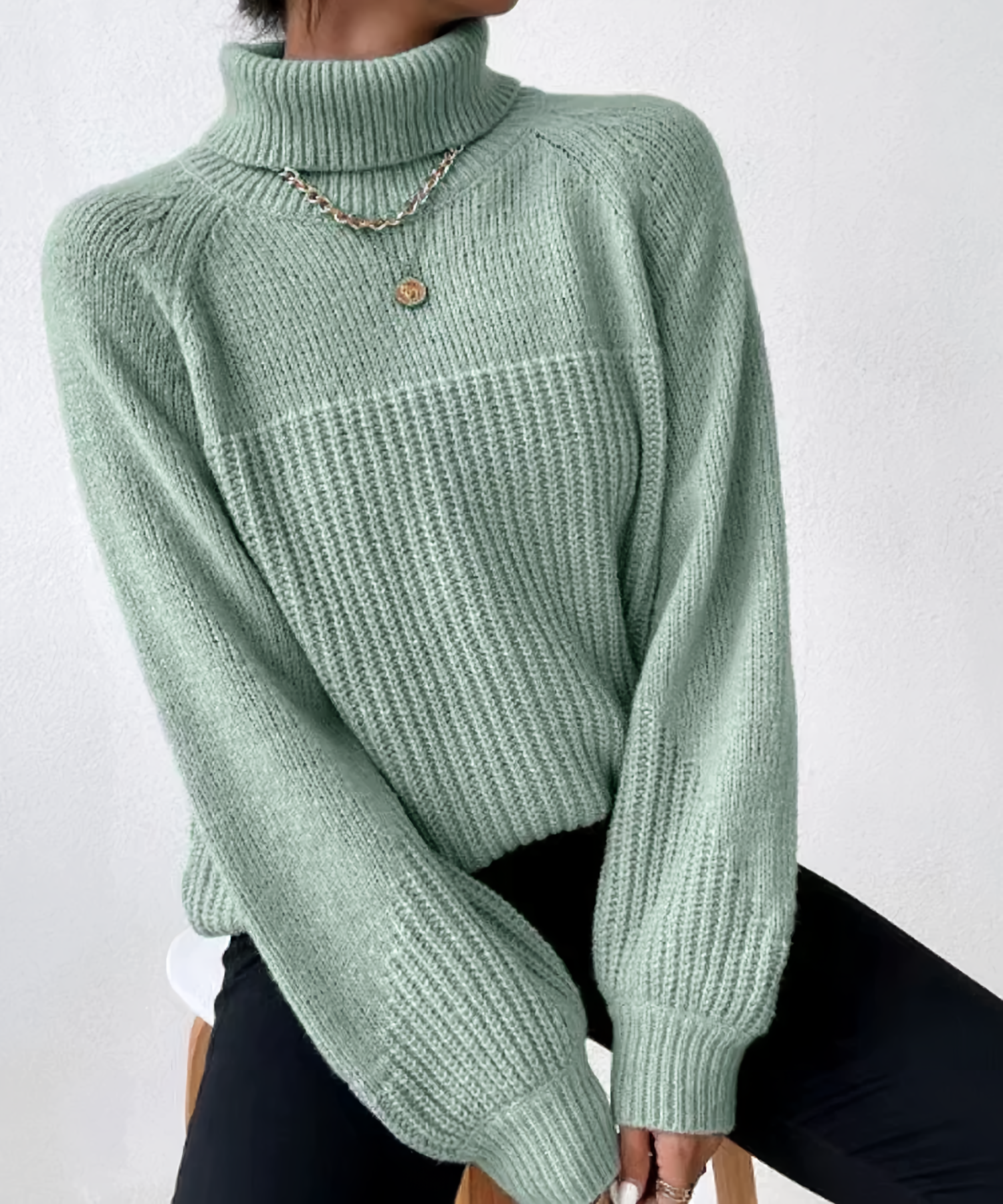 Stylish women's turtleneck sweater for comfort and elegance