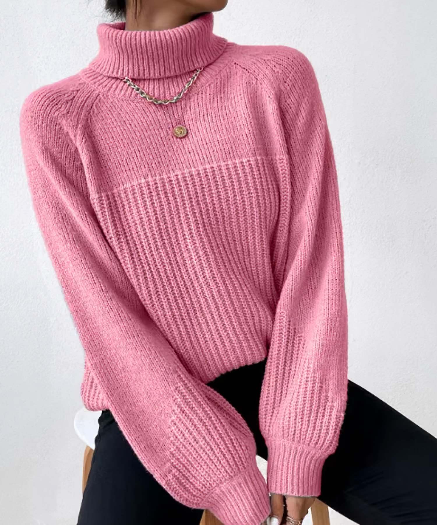 Stylish women's turtleneck sweater for comfort and elegance