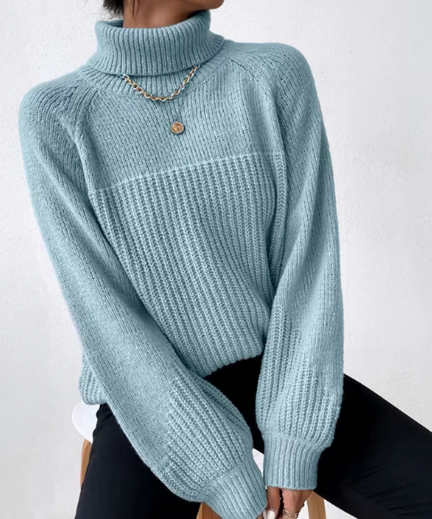Stylish women's turtleneck sweater for comfort and elegance