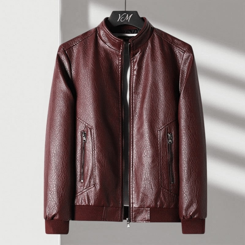 Elegant and Trendy Matteo Verdi Leather Jacket