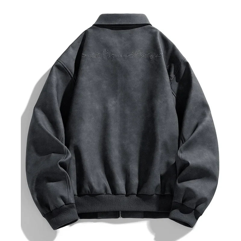 Anthrax suede jacket for a bold and trendy style