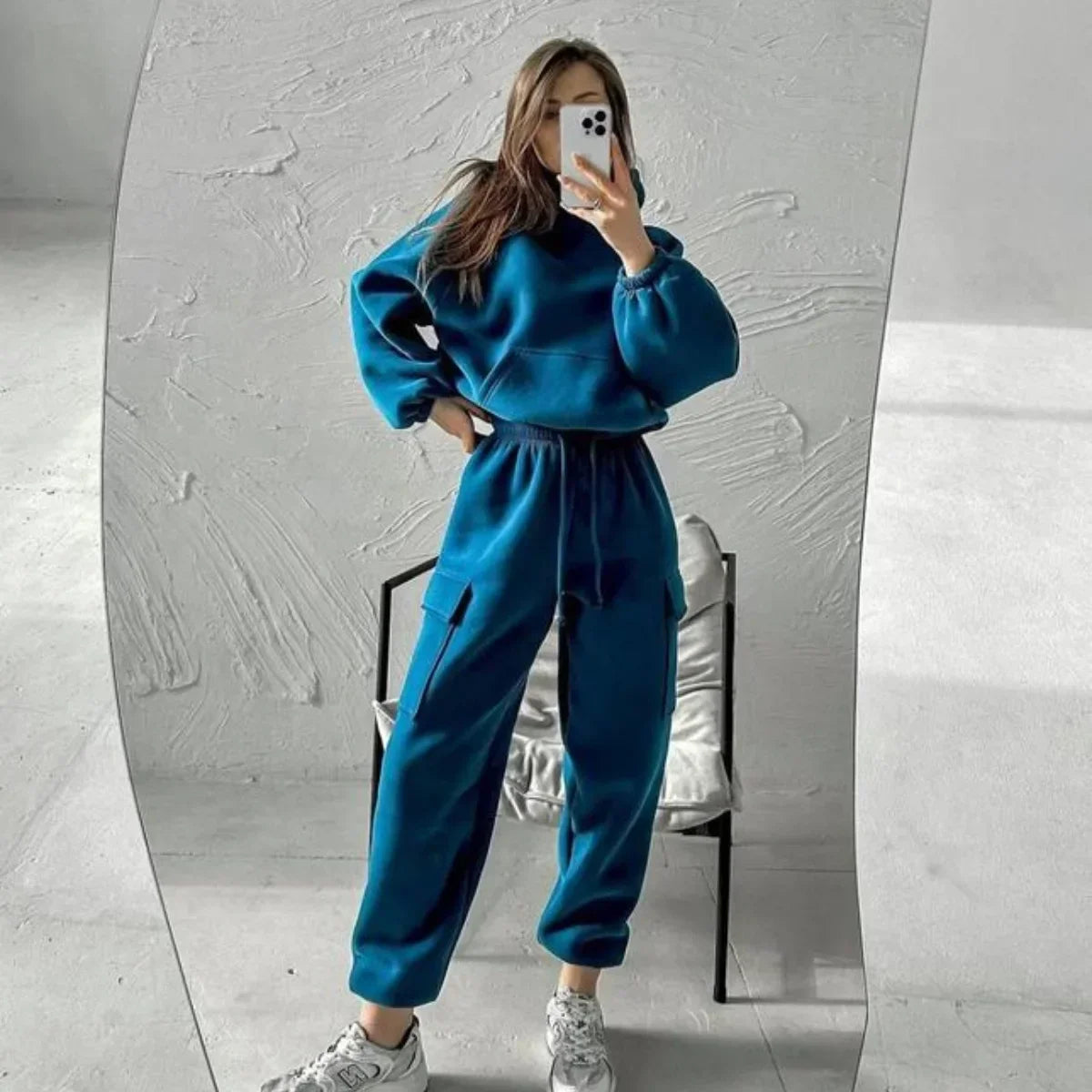 Jasmine Set Hoodie and Joggers with Cargo Pockets for Women