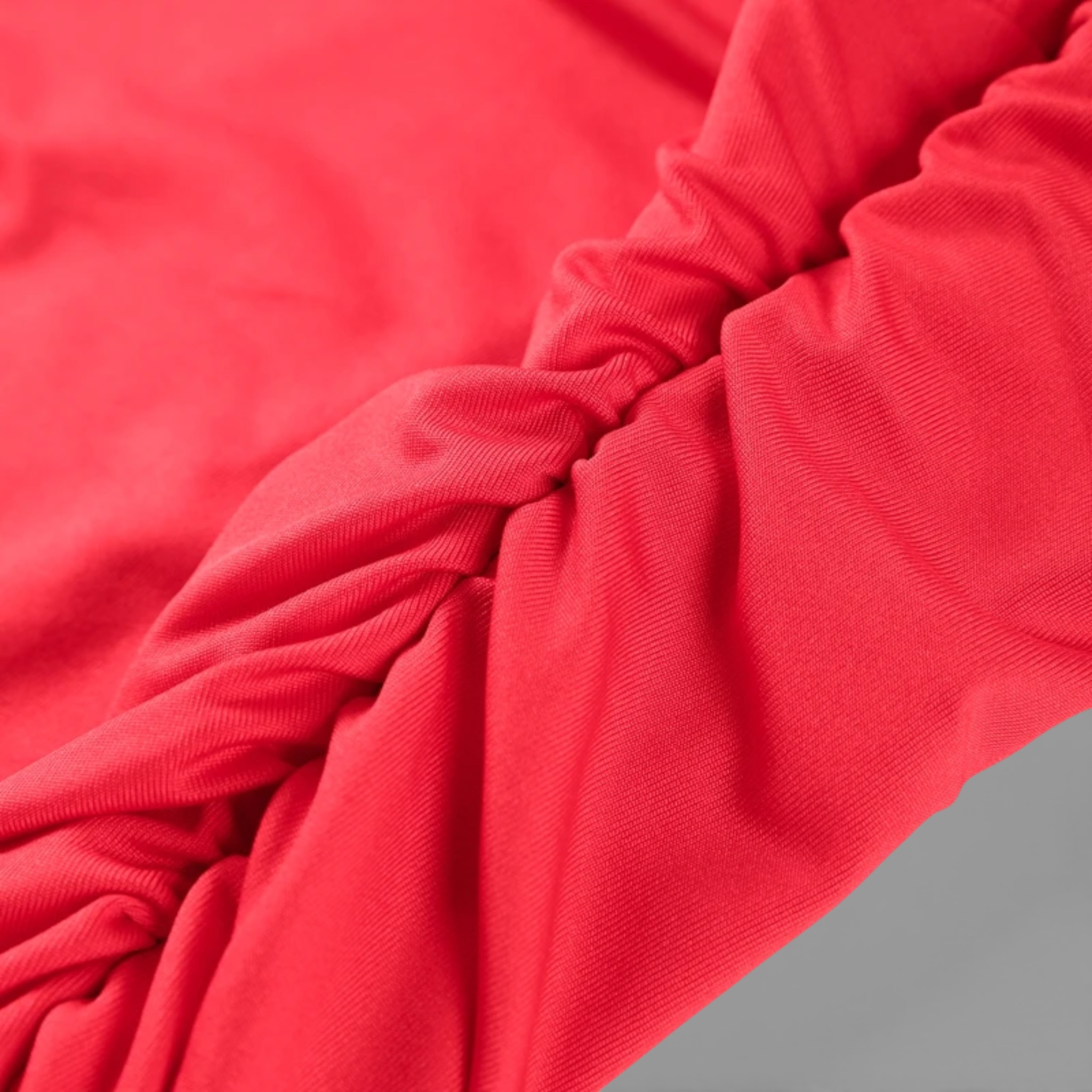 Elegant Brown Pleated Mesh Bodycon Dress