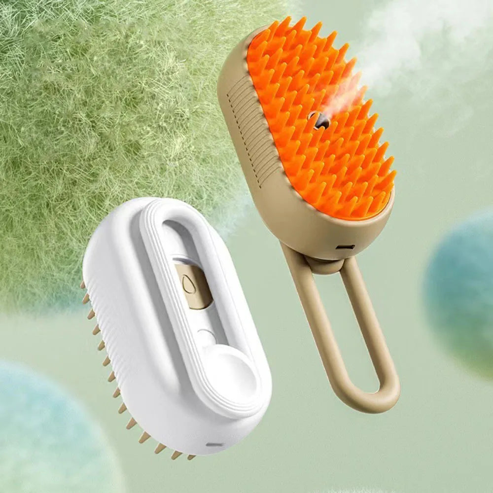Luxurious Electric Steam Brush for Advanced Pampering of Your Pet