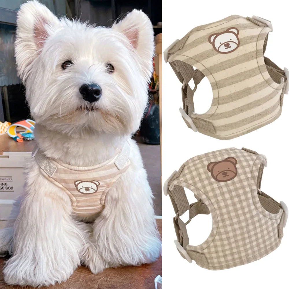 Elegant and Comfortable Puppy Harness & Leash