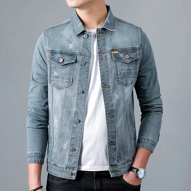 Maverick Denim Trucker Jacket for a Stylish and Comfortable Everyday Look