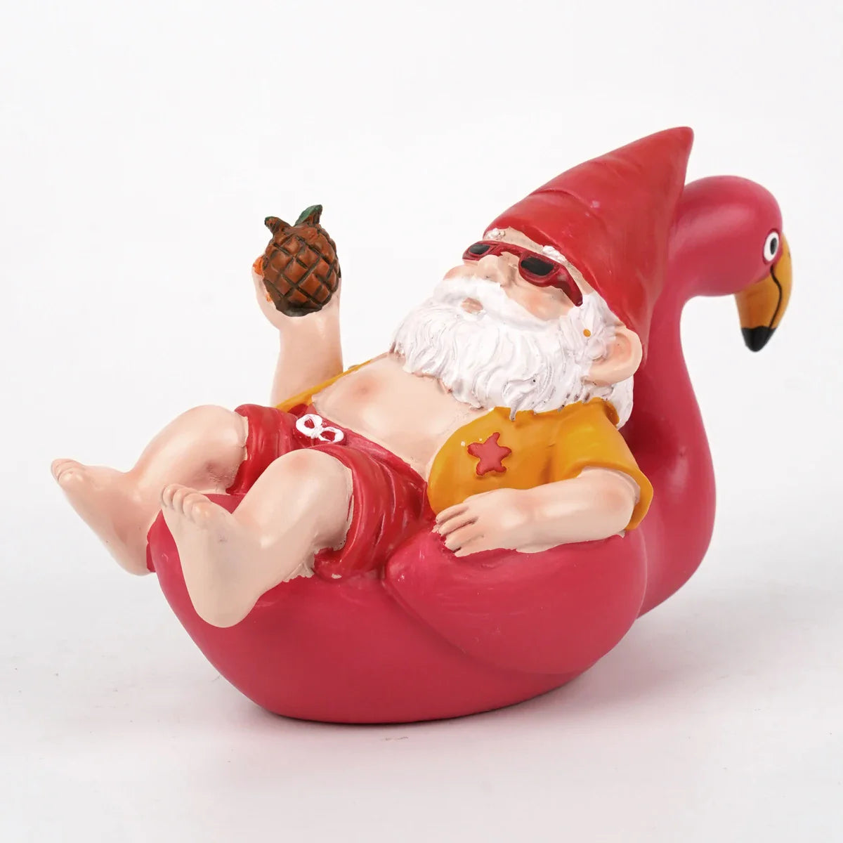 Phaedra - Charming Gnome Figurine with Pineapple for Enchanting Garden Decoration