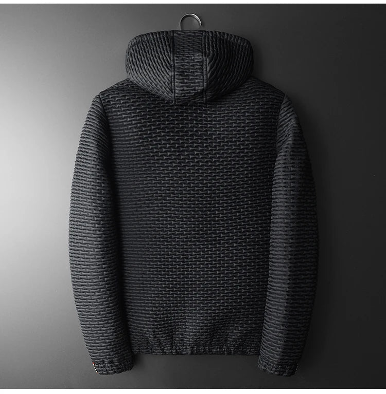 Stylish Black Micro-Quilted Jacket