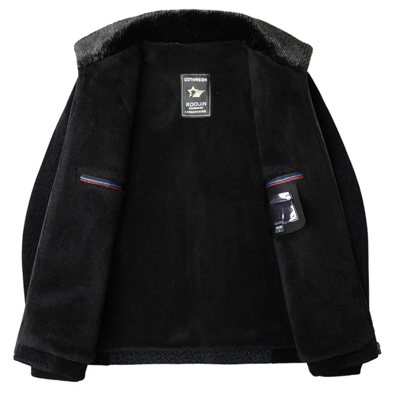 Fur-Lined Collar Jacket for Style and Comfort