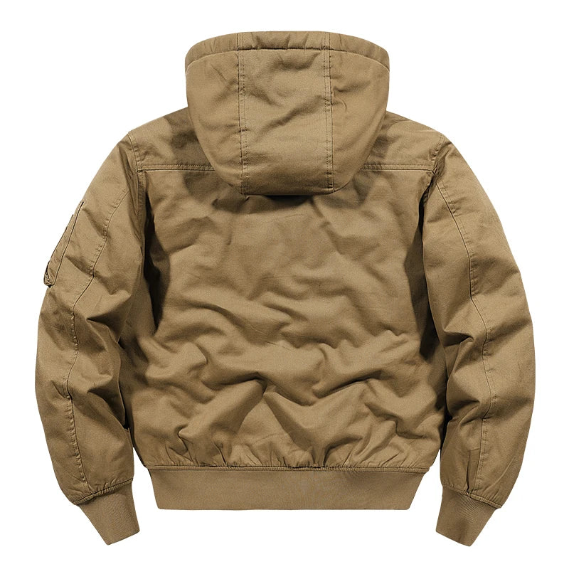 Cushioned Cotton Utility Jacket for Optimal Comfort