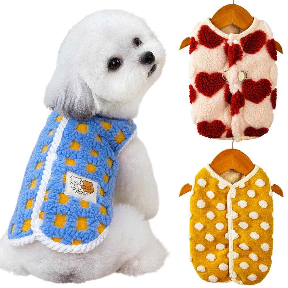 Luxe Comfort Fleece Coat for French Bulldog and Chihuahua for Warm Protection
