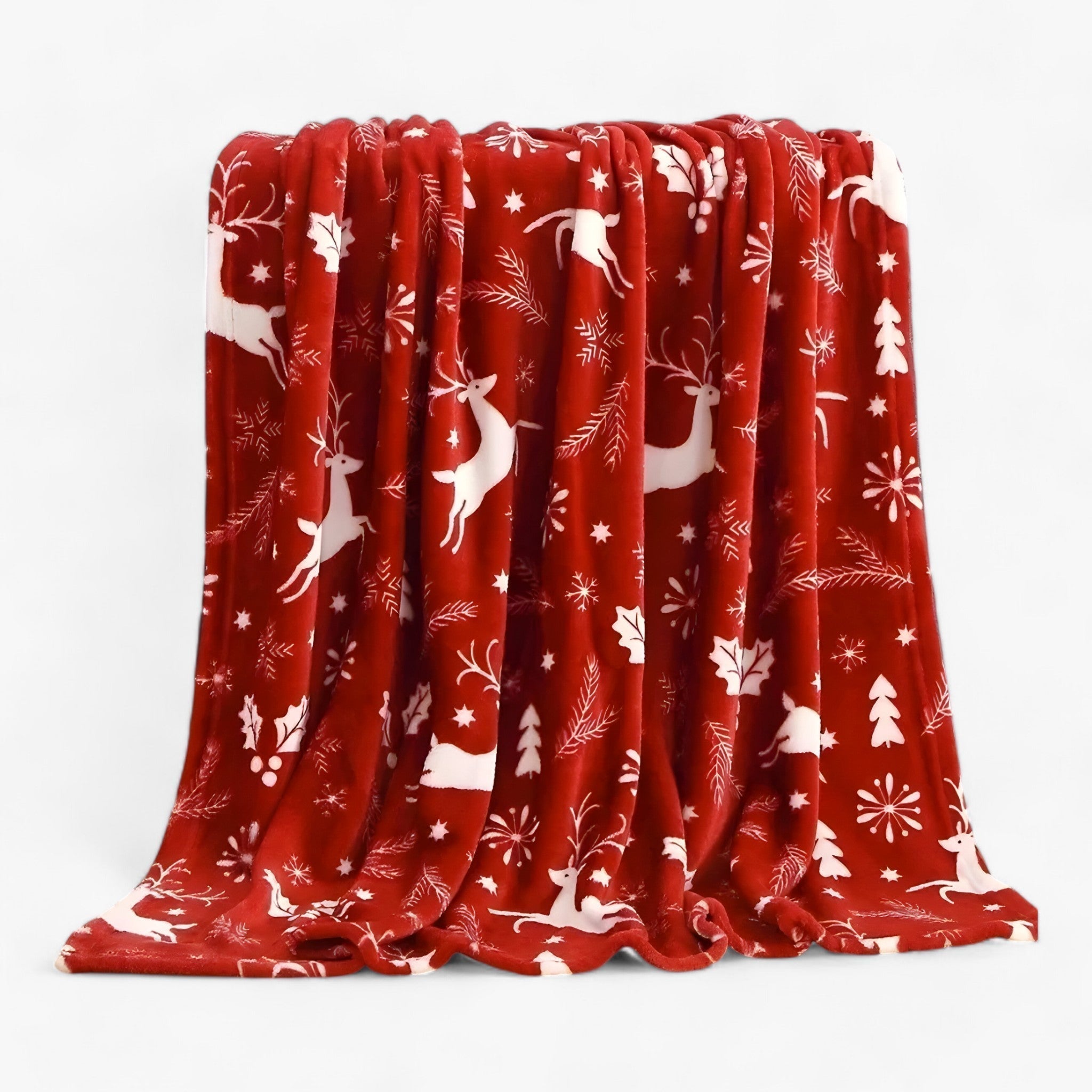 Velvy | Exclusive Christmas Plaid in Fleece - Add Elegance and Coziness to Your Weekend Decor