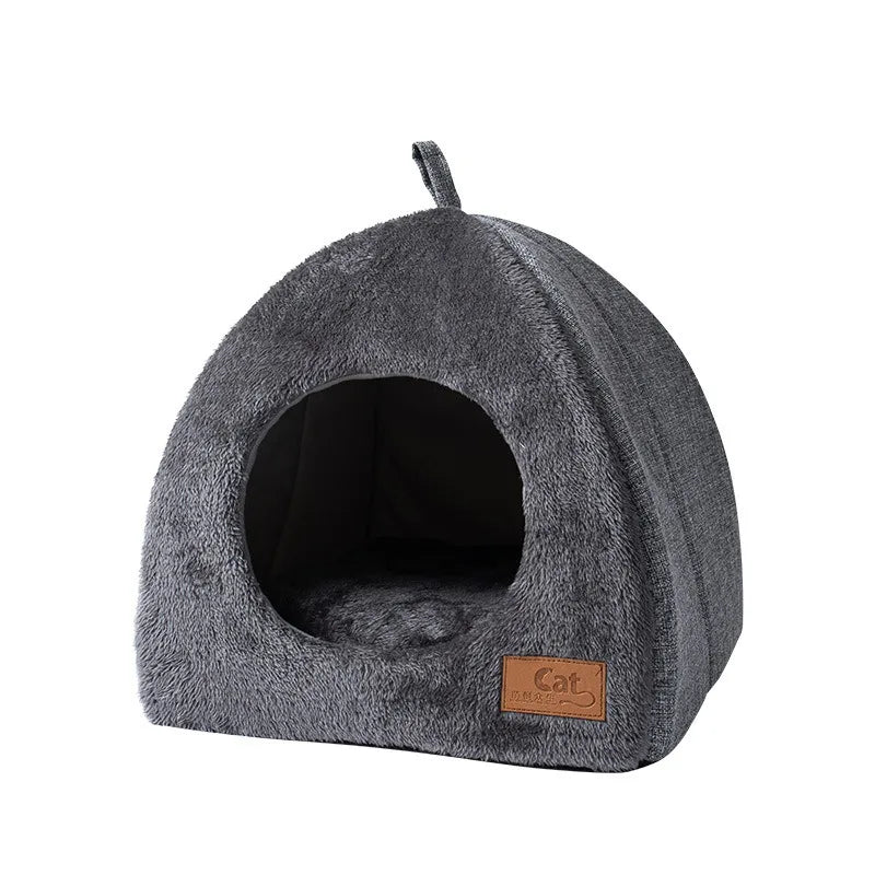 Luxury Closed Cat House for Ultimate Warmth, Comfort, and Safety