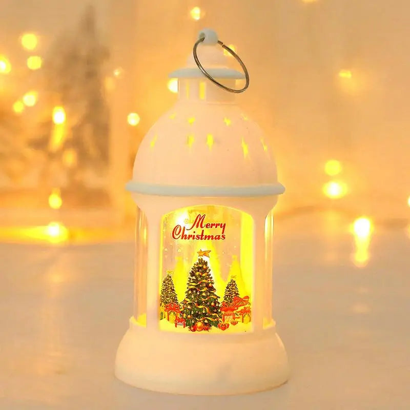 SantaGlow - Festive LED Lanterns with Santa Claus Design for a Cozy Christmas Atmosphere