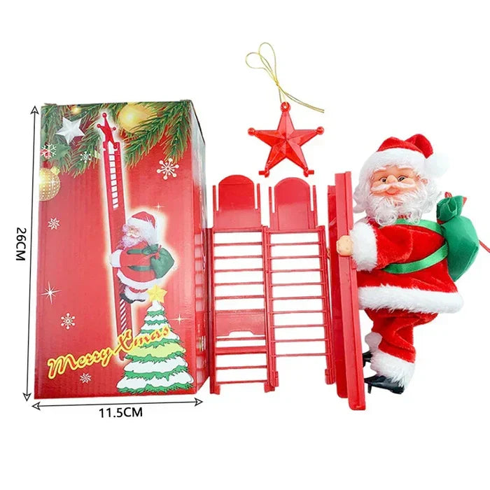 HolidayStep - Festive and Musical Santa Christmas Decoration for a Magical Christmas Season