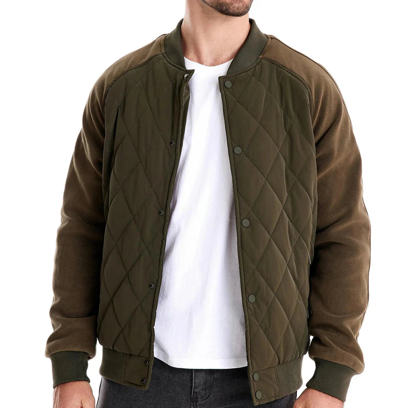 Nolan Quilted Bomber Jacket for Stylish Protection and Comfort