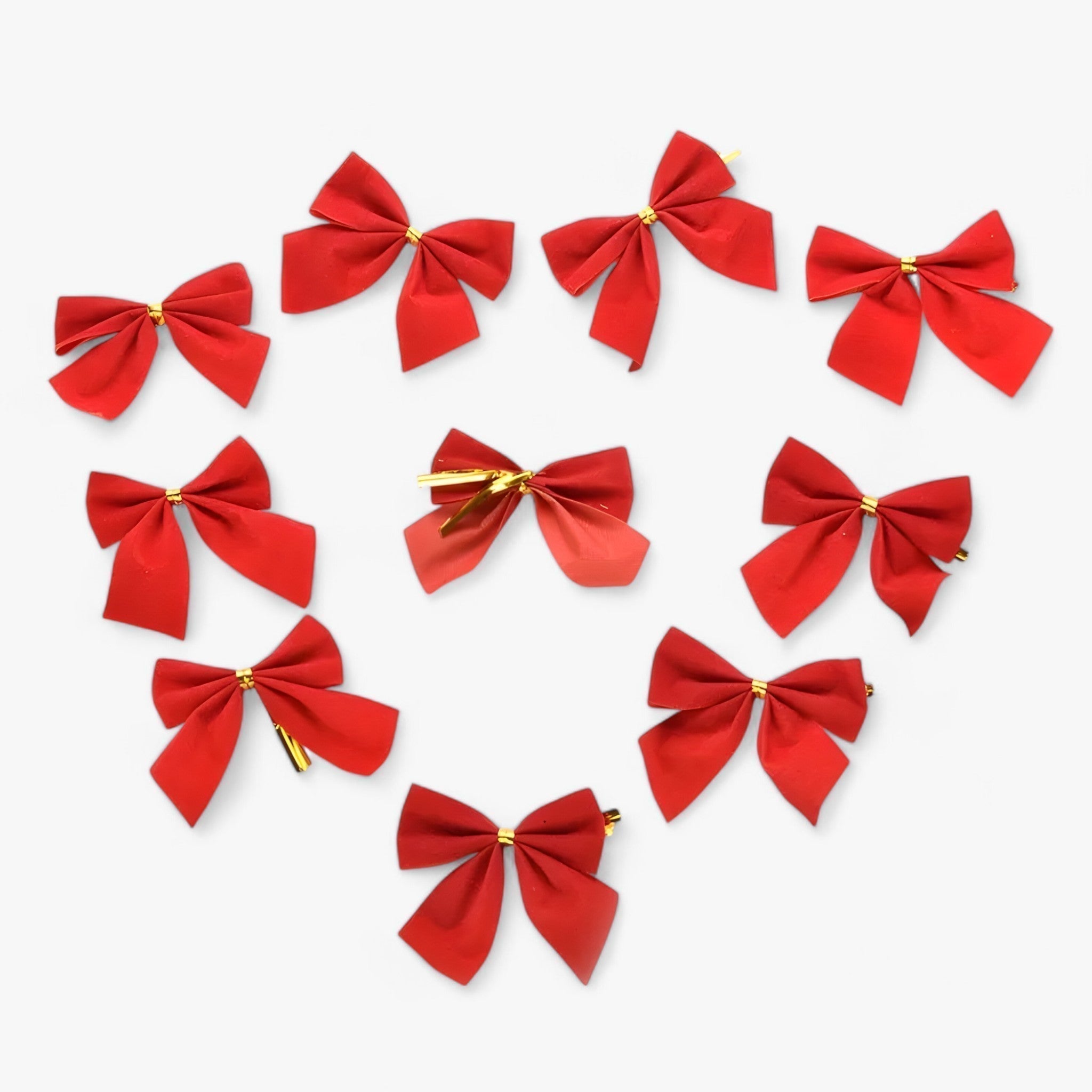 Festive and Elegant Christmas Ribbons | 12 Red Ribbons for Perfect Christmas Tree Decorations