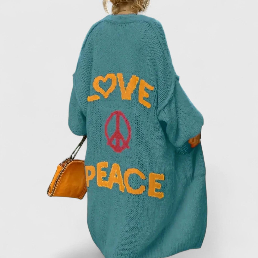 Yosha - Unique Style Patchwork Knit Jacket