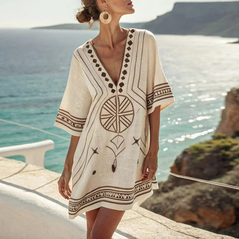 Danique - Elegant Beach Dress for a Chic, Effortless Summer Look